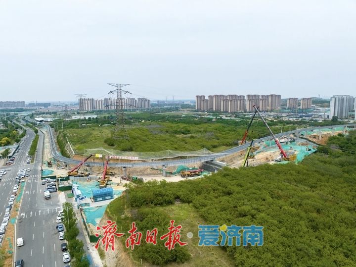 项目强省会｜济南高新东区云巴全线贯通32座车站全部封顶