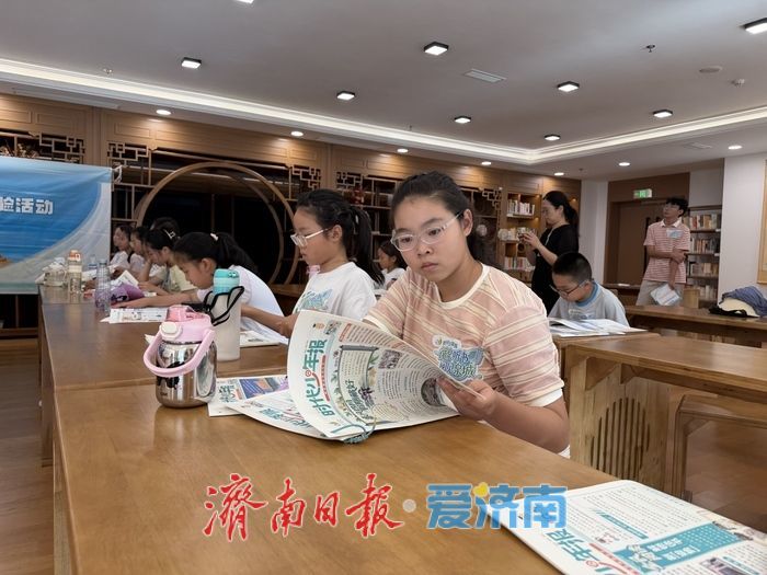 泉水文化浸润少年暑期时光 “循泉听书阅见泉城”沉浸式阅读活动走进历下区图书馆