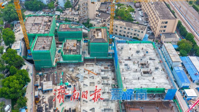 角楼庄A地块建设工程稳步推进 老城更新再提速