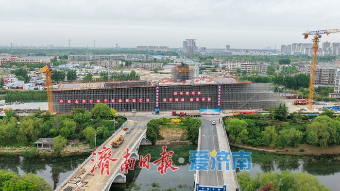 项目强省会｜贯通“西兴”动脉 济南腊山河西路北延工程全速推进