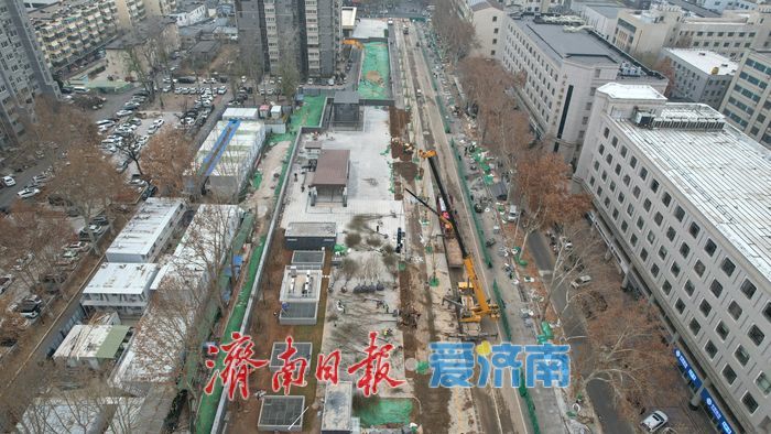 项目强省会｜济南轨交6号线山东大学站出入口亮相