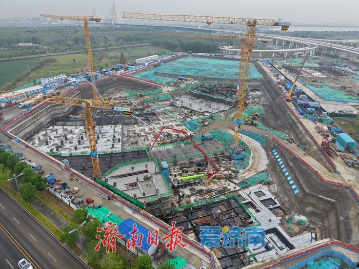 攻坚突破！济南轨道交通都市阳台站TOD项目冲出正负零