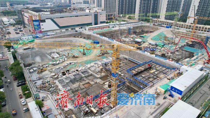 项目强省会｜天桥区城市更新重点工程提速 标山二期A地块迈入地下室施工阶段