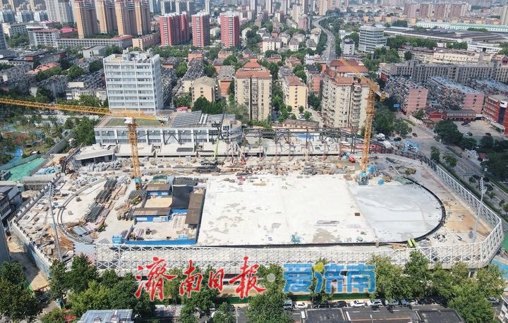 加快“蝶变”，槐荫体育场地块焕新亮相