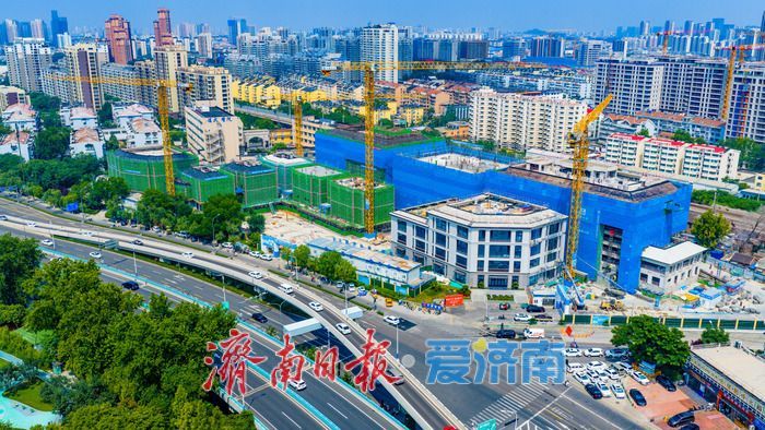 紧邻大明湖！济南角楼庄A地块加快建设，老城迎来全新商业街区