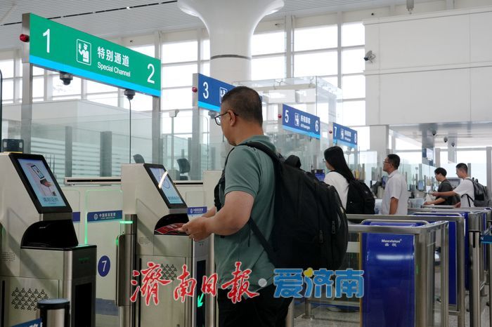 暑期客流持续冲高！济南口岸累计查验出入境人员11万余人次，同比增长135%