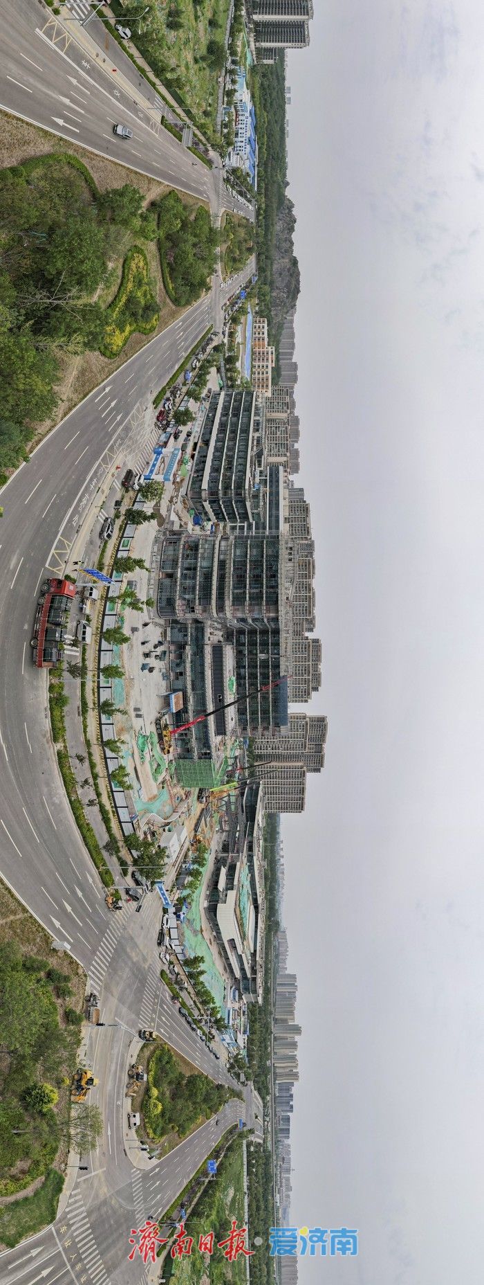 历城区医疗配套再升级，这处大型综合医院建设初具规模