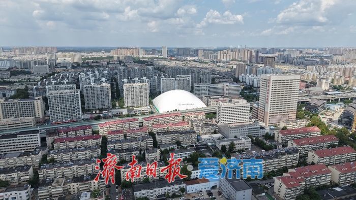 膜穹顶赋能智慧施工 天桥区重点项目打造城区绿色建造标杆