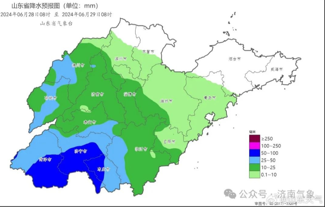 济南28日夜间迎小雨