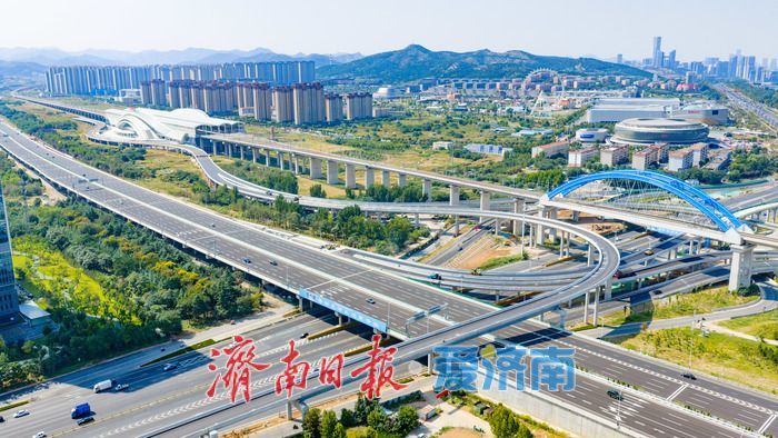 济莱高铁历城站添高架匝道 助力济枣高铁枢纽联动