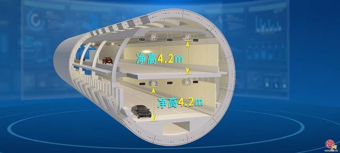 5分钟穿越黄河 世界最大直径水下盾构隧道济南黄岗路黄河隧道通车