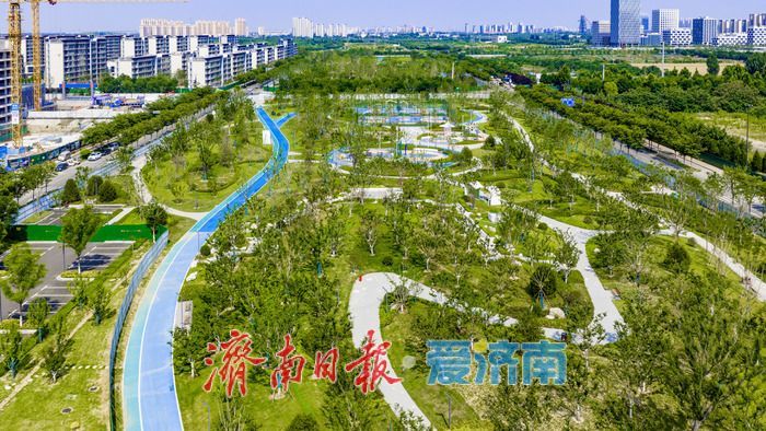 华山—白泉廊道西段成形 东站新城再添生态运动新地标