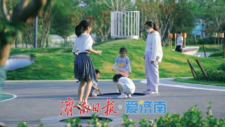 一年四季 泉在济南丨白泉湿地公园对外开放吸引众多市民关注