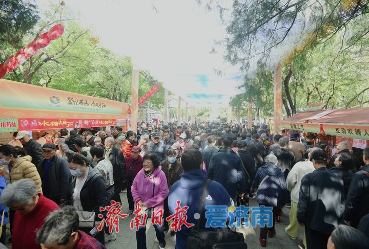重阳登高正当时！千佛山人潮涌动，山会市集好热闹