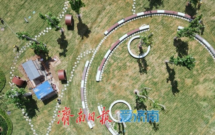 项目强省会｜济南槐苑文化体育公园项目地上公园计划上半年对外开放