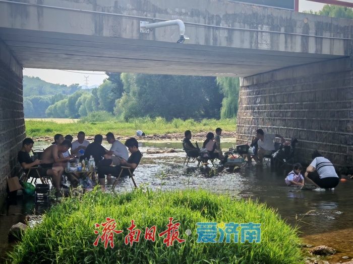 一年四季 泉在济南丨玉符河畔觅清凉：宅科村段成市民消夏野趣乐园