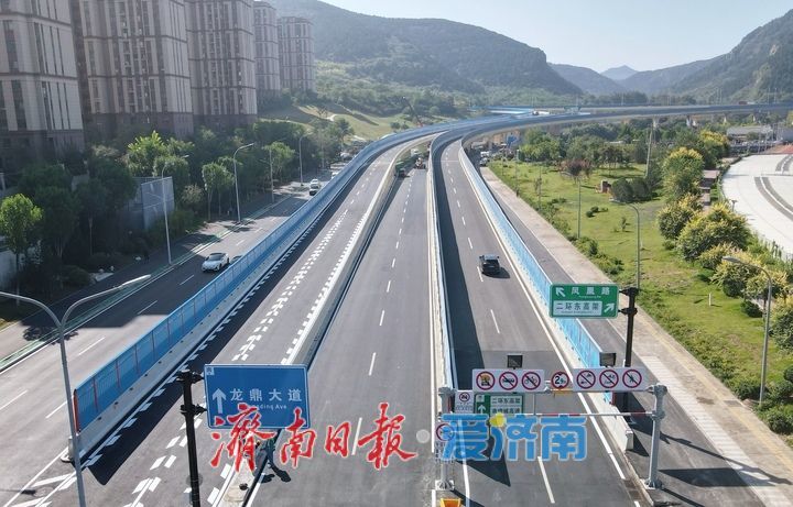 项目强省会｜二环南快速路龙鼎立交新建匝道桥展露新貌