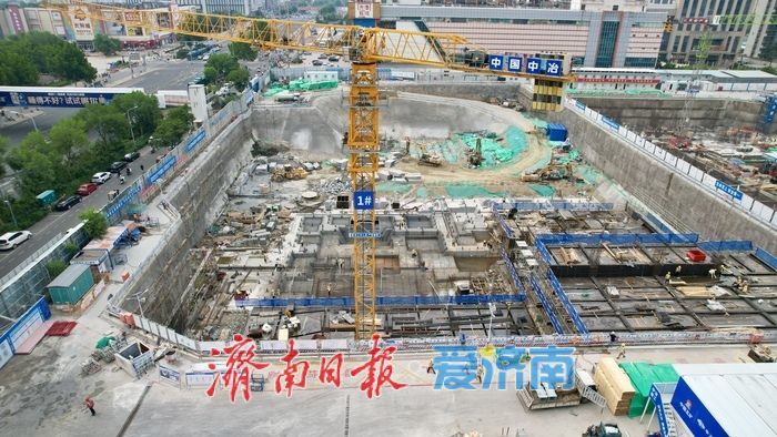 项目强省会｜天桥区城市更新重点工程提速 标山二期A地块迈入地下室施工阶段
