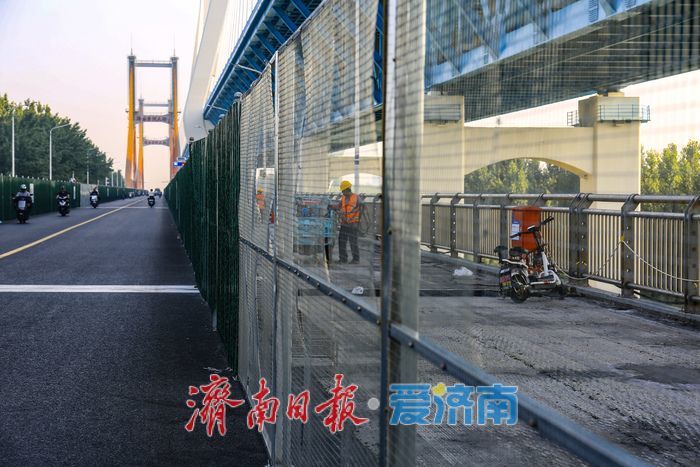 济南黄河大桥（老桥）大修稳步推进，将变身慢行景观桥梁