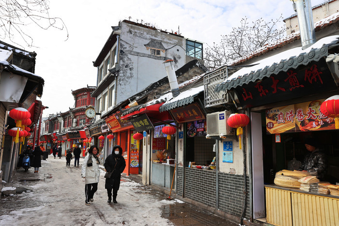雪后初霁的“济南府”古韵画境，诗意满满！