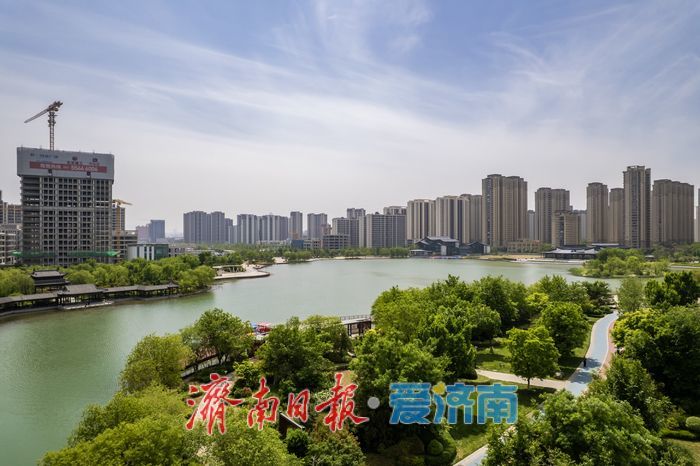 一年四季 泉在济南丨暮春景致如画，云锦湖尽显生态之美