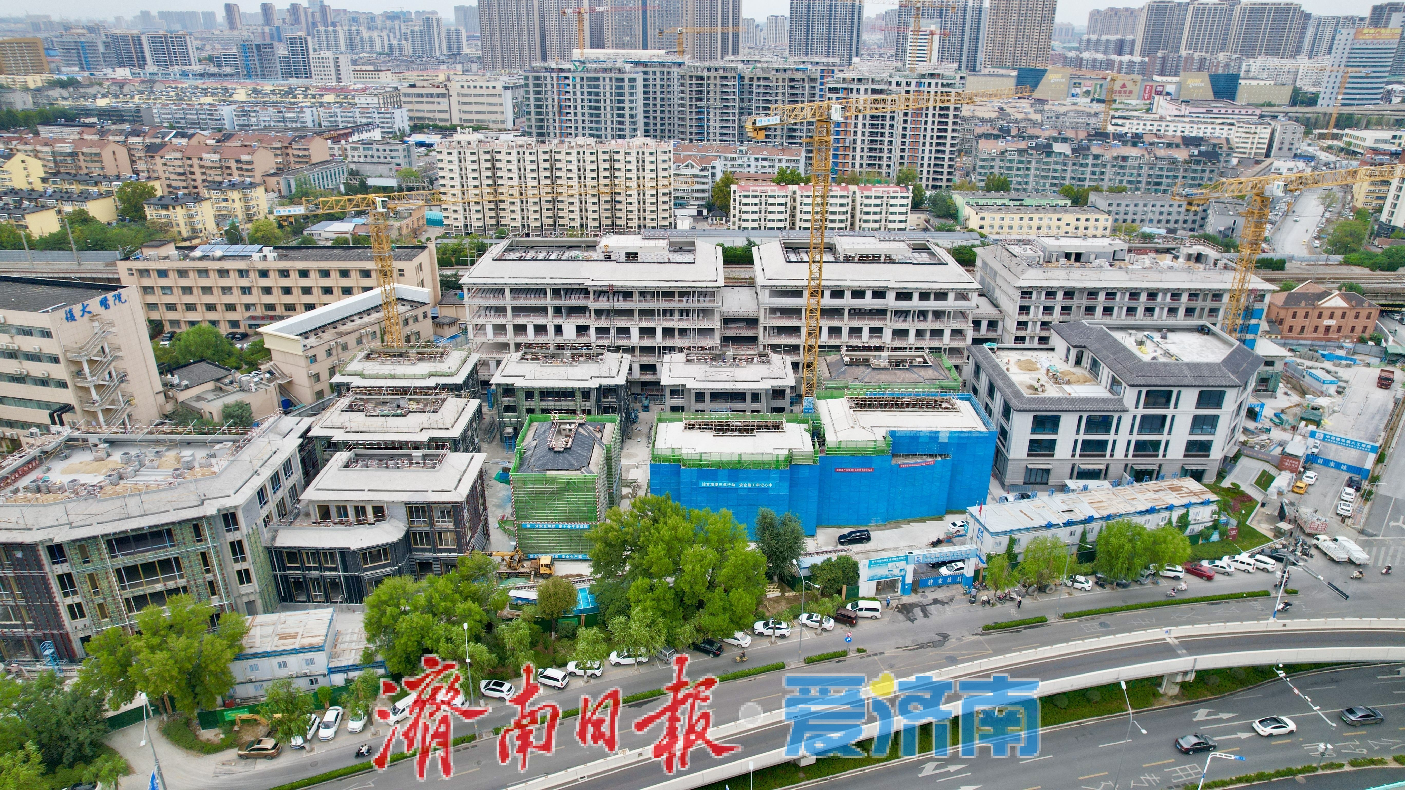 项目强省会｜济南角楼庄A地块项目稳步推进 大明湖畔将添城市更新新地标