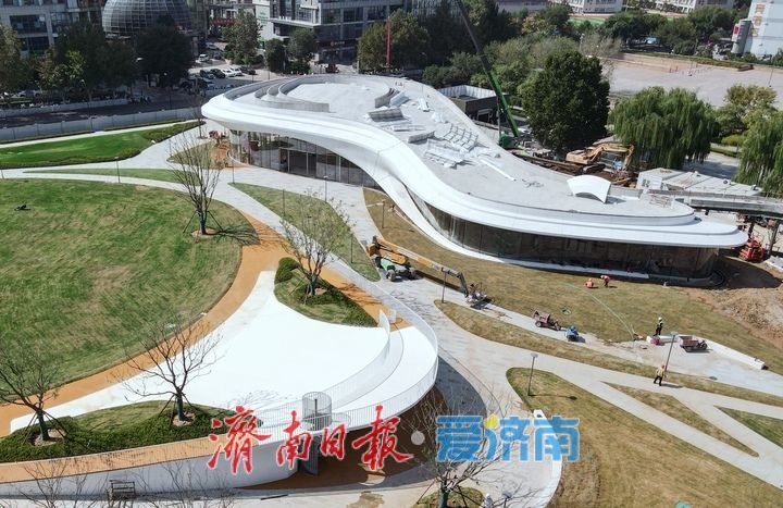 项目强省会｜打造“城市活力客厅”，济南国际会展中心前广场华丽转身