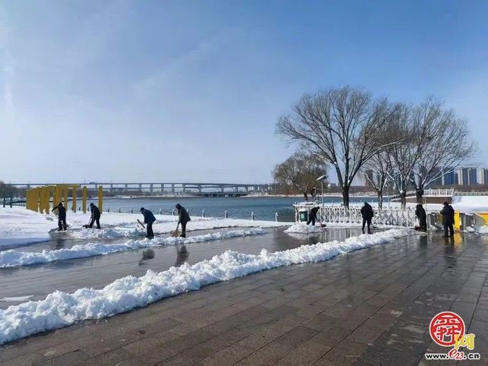 济南市章丘区：雪后绣源河