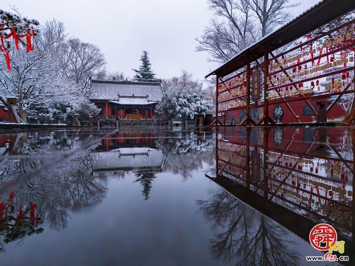 【网络中国节·春节】“泉”在济南过大年｜雪后的明水古城，惊艳了济南的冬天