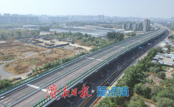 山东省首条“8+8”城市高架快速路，工业北路快速路东延项目将于10月20日建成通车