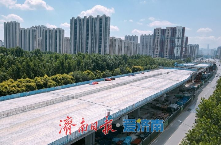项目强省会｜济南凤凰黄河大桥南延工程多区段实现桥面连通