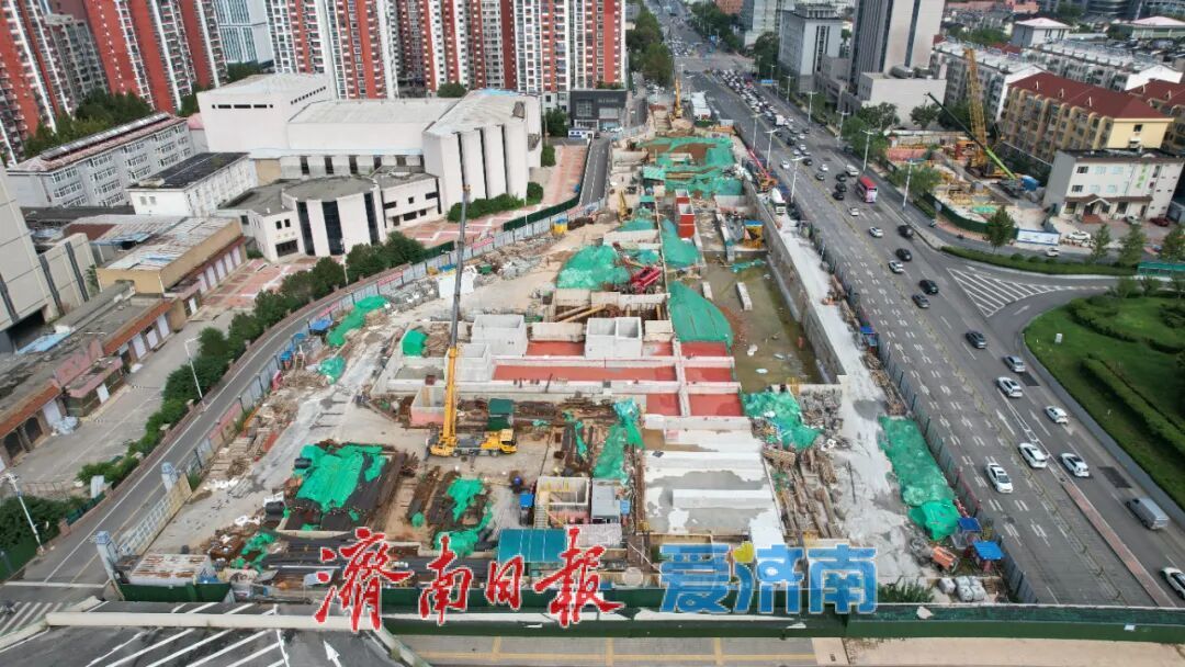 项目强省会｜济南轨交4号线盘点之“最深”车站：八一立交桥站