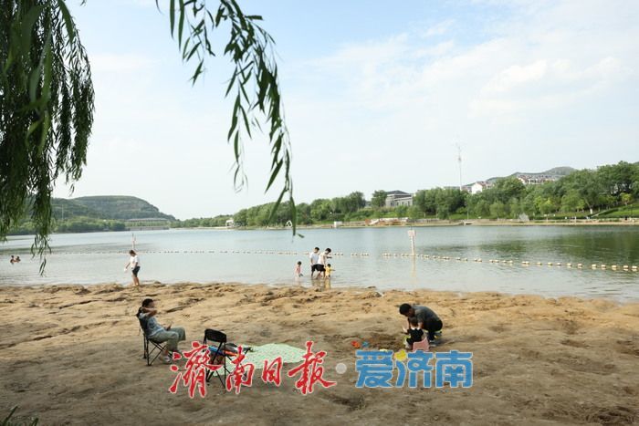 一年四季 泉在济南丨高温来袭，济南龙鼎滨水公园成市民避暑热门地