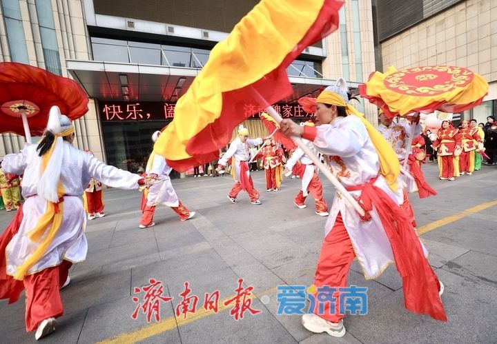 鼓子秧歌舞起来 济南“非遗版”春节年味浓