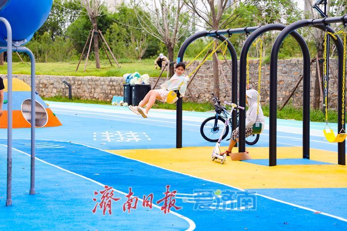 一园容纳全龄欢歌 济南槐荫春风悦动公园打造家门口乐活幸福圈
