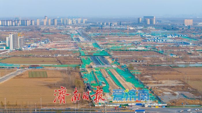 项目强省会｜济南起步区黄河大道二期多点突破 全线施工稳步推进