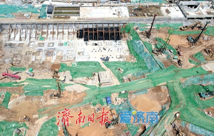 项目强省会｜济南首个轨道交通地下TOD综合体项目进入结构施工阶段