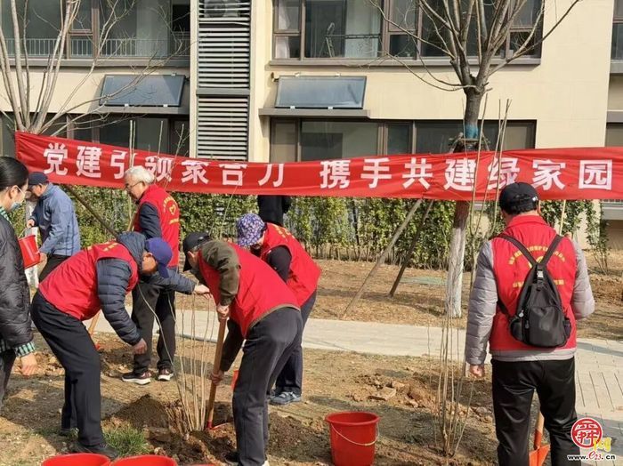 省自然资源厅、省人社厅、济南市自然资源和规划局联合开展党员“双报到”义务植树活动