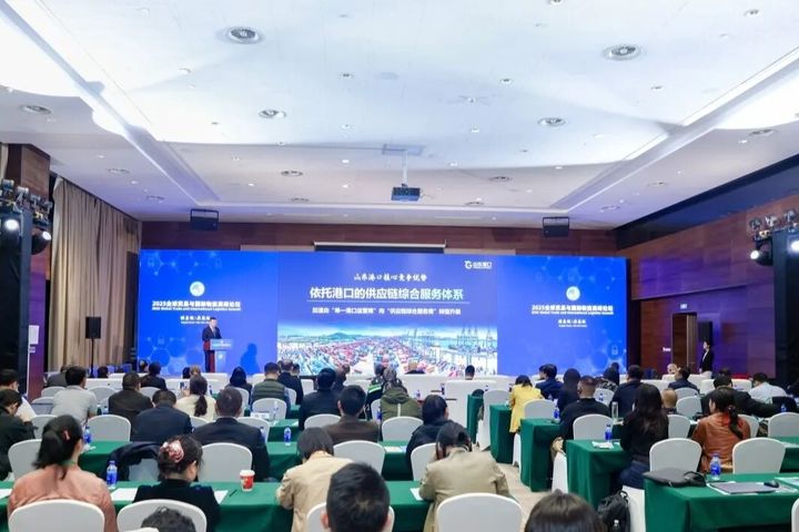 从“枢纽港”到“共赢链”!山东港口亮相2025全球贸易与国际物流高峰论坛