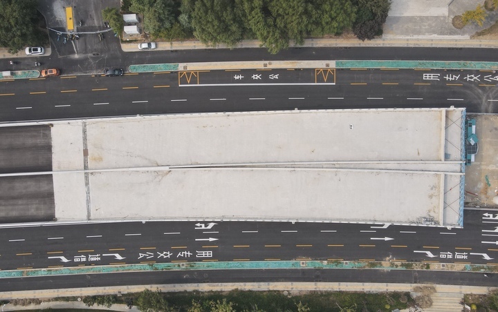 腊山河西路北延工程有序推进