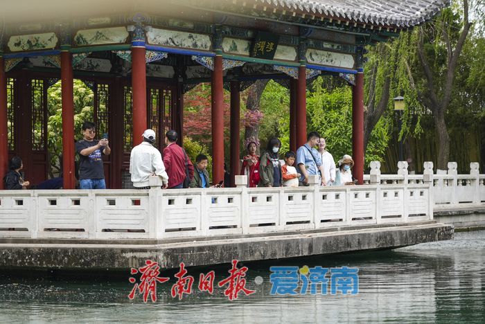 谷雨时节 济南珍珠泉泉涌如珠