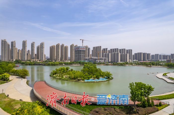 一年四季 泉在济南丨暮春景致如画，云锦湖尽显生态之美