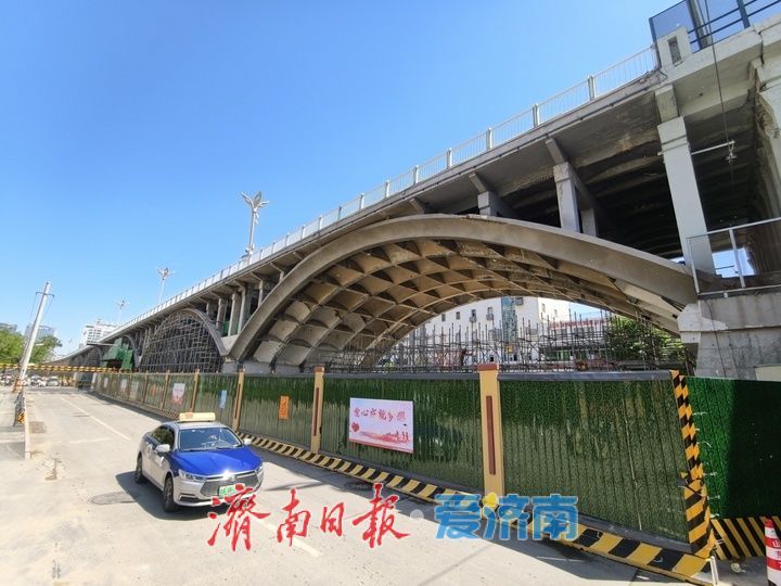 百年天桥迎来关键施工！济南纬二路铁路天桥5月10日起桥上全封闭施工