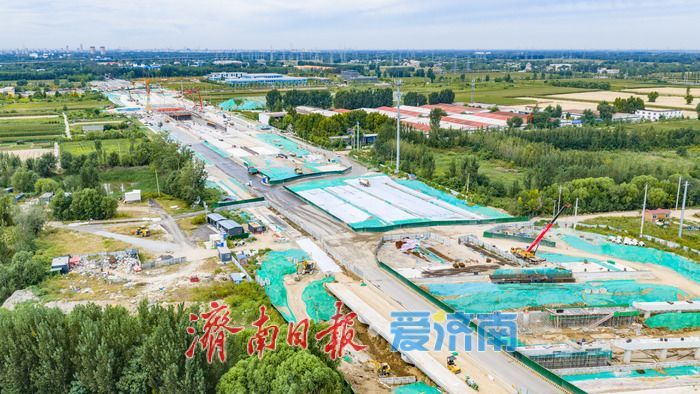 多点施工进入尾声 济南黄河大道二期构建起步区纵横交织道路体系