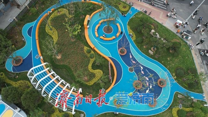 推门见绿乐享宜居 天桥区北坦市民公园正式对外开放 点亮老城新生活