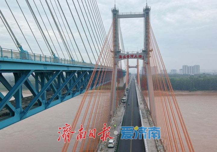 济南黄河大桥老桥斜拉索维修即将启动