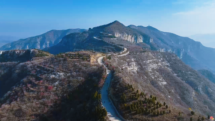 初冬的的百峪大顶