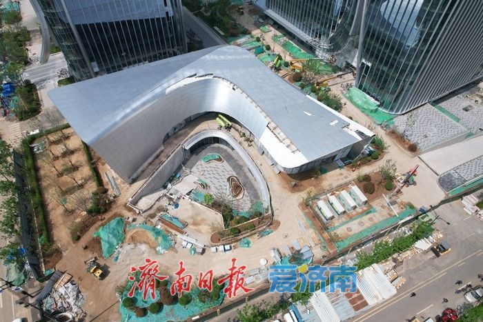 济南东部“L”型独特造型建筑尽显未来城市质感