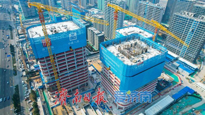 项目强省会｜济南明湖国际科创中心B2地块建设全速推进