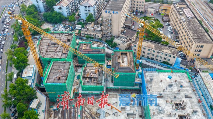 角楼庄A地块建设工程稳步推进 老城更新再提速